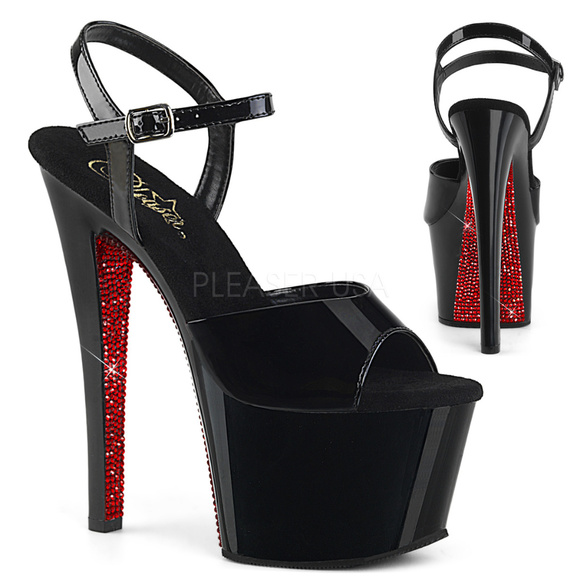 Shoes - Rhinestone High Heel Platform Shoes